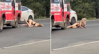 Yarı çıplak halde minibüse bindi! Sonrasında yaptıkları akılalmaz