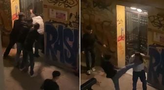 Babaları yaşındaki adamı darbedip telefon ve parasını gasp ettiler