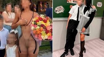 Okulun ilk gününe böyle geldiler! Ülkede tartışma başladı