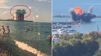 Turizm kentine bomba yağdı! Bölgeden gelen görüntüler korkunç