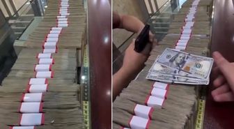 Bir tomar değil, metrelerce para! 300 doların karşılığı görenleri şaşkına çevirdi