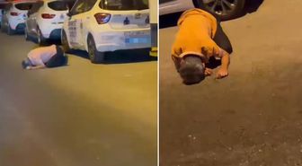 Gece yarısı yolun ortasında gördüler! Arabayı bırakıp yanına koştular