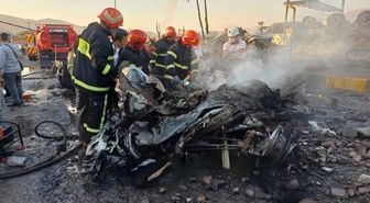 İran'da zincirleme kazaya yakıt tankeri de karıştı: Patlamada 11 kişi hayatını kaybetti