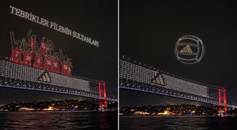 Avrupa Şampiyonluğu İstanbul Boğazı'nda görsel şölenle kutlandı