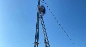 Tamir için direğe çıktı! Elektrik akımına kapılarak hayatını kaybetti