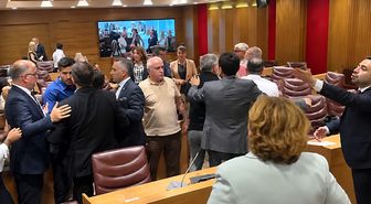 Bahçelievler Belediye Meclisinde 15 Temmuz tartışması kavgaya dönüştü