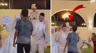 At, sünnet çocuğunu üzerinden attı