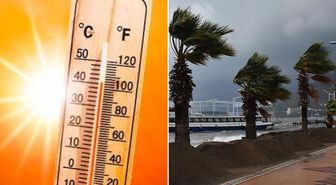 Meteoroloji uyardı! Bir yanda kavurucu sıcak bir yanda sert rüzgar