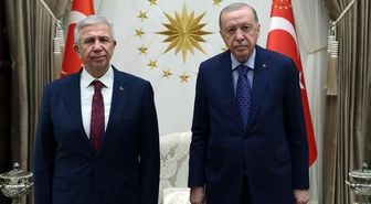 Cumhurbaşkanı Erdoğan, Mansur Yavaş'ı kabul etti