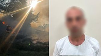 Arnavutköy’de çayırlık alanı yakıp kaçan şahıs kıskıvrak yakalandı