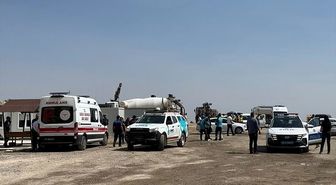 Gaziantep'teki tünel inşaatında yaşanan iskele çökmesinde 1 işçi yaralandı