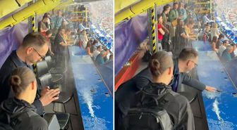 Camp Nou'yu su bastı