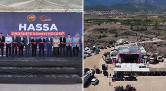 Hatay Hassa'da Türkiye'nin en büyük OSB'lerinden birinin altyapısı başladı