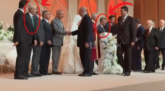 Kılıçdaroğlu ve Özel aynı nikahta şahit: Bu kez tokalaşmadılar
