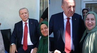 Cumhurbaşkanı Erdoğan, Rize'de komşularını ziyaret etti