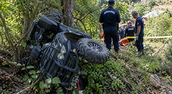 Artvin'de devrilen ATV'nin sürücüsü hayatını kaybetti