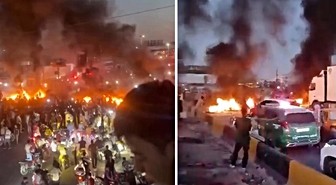 Suriye'de akaryakıt zamlarına karşı protestolar düzenleniyor
