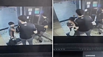 Asansörde otizmli çocuğa vicdansız saldırı