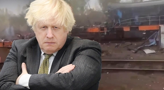 Rus İHA'sı Polonya sınırında treni vurdu! Boris Johnson kıl payı kurtuldu