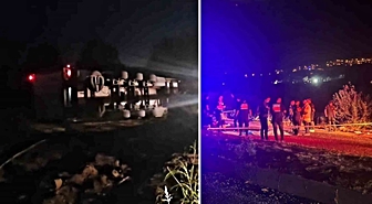 Ters şeride giren alkollü tır sürücüsü dehşet saçtı! 2 ölü, 1 yaralı