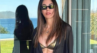 Kim der 54 yaşında! Defne Samyeli'nin bikinili pozlarına aynı yorum yağdı
