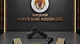 Kırşehir'de ruhsatsız silah operasyonu! Tabanca ve tüfeklerle birlikte 9 şüpheli gözaltına alındı
