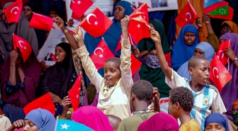 Somali'de Türkiye'ye destek gösterileri düzenlendi