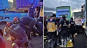 İstanbul-İzmir Otoyolu'nda 7 aracın karıştığı zincirleme kazada 11 kişi yaralandı