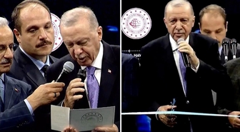 İstanbul Havalimanı'nın 4. pistinden ilk uçak havalandı! İşte Erdoğan'ın kalkış iznini verdiği anlar