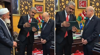 Bahçeli'nin duygusal anları! Sesini duyunca dayanamadı: Mahvetti bizi