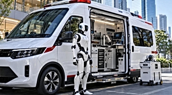Japonya'dan 'dünyada bir ilk' çalışması! Arızalanan robotlar için özel ambulans