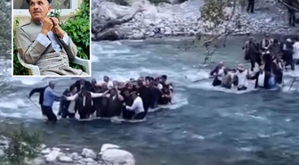 Yüksekova'da ölen 57 yaşındaki adamın cenazesi dereden geçirilip omuzlarda taşındı