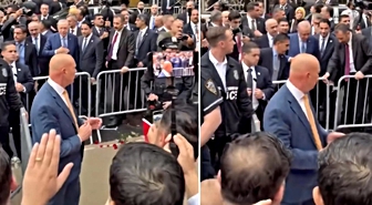Erdoğan New York'ta bariyerleri kaldırttı, vatandaşlarla sohbet etti
