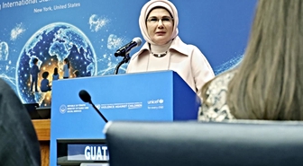 Emine Erdoğan'dan BM'de tarihi çağrı: Çocuk güvenliği tasarımın çıkış noktası olmalı
