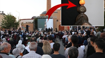 Siirt Tillo'da güneşin ilk ışınları 262 yıl önceki düzenekle türbeye ulaştı