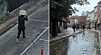 Bartın'ı fırtına vurdu! Ağaçlar devrildi, elektrikler kesildi