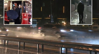 İstanbul'da sağanak yağış etkili oldu
