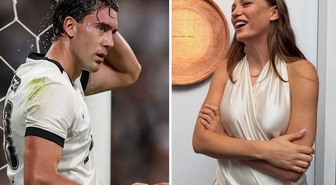 Vlahovic'ten Serenay Sarıkaya'ya sürpriz! O fotoğrafı beğendi