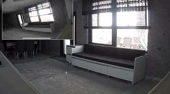Bomba patlamış gibi! 10'a yakın ilimizi sallayan deprem anının ürküten görüntüsü