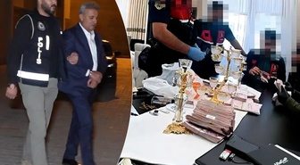 Gözaltına alınan AK Partili eski başkanın evinden çıkanlara bakın! 5 polis saya saya bitiremedi