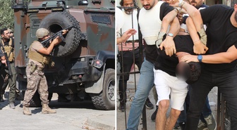 Nefes kesen operasyon anları kamerada! Cezaevi firarisi polise el bombasıyla karşılık verdi, böyle yakalandı