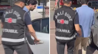 Tutuklanan Pusula Holding Başkanı Serdar Turhan'ın gözaltı anı görüntülendi