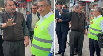 Temizlik projesine katılan AK Partili vekile vatandaştan tepki: 15 gündür sıra alamıyorum