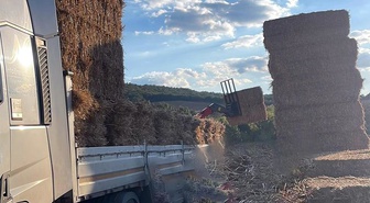 Tekirdağ Malkara'da üzerine yaklaşık 500 kilo saman balyası düşen adam öldü