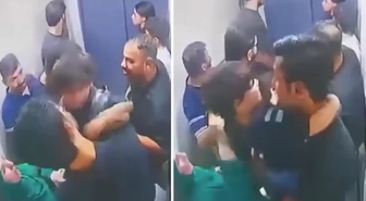 Irak'ta halatı kopan asansör 7'nci kattan zemine çakıldı! 9 kişinin yaralandığı anlar kamerada