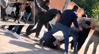 Müteahhitle inşaat işçileri birbirine girdi! Ortalık savaş alanına döndü