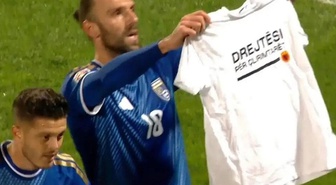 Vedat Muriqi'nin gol sevinci tartışma yarattı! UEFA'nın kararı bekleniyor