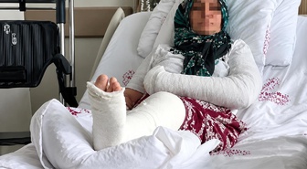 Mersin'de tatlıcıda saldırıya uğrayan 3 çocuk annesi kadının kolu ve bacağı kırıldı