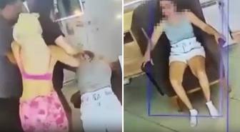 Gözü dönmüşlüğün bu kadarı 'pes' dedirtti! Genç kadına kabusu yaşattılar, kamera anbean kaydetti