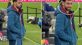Bruno Fernandes'ten Galatasaraylıları heyecanlandıran gülümseme